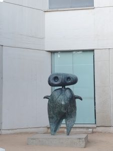 Joan Miro Spain travel statue